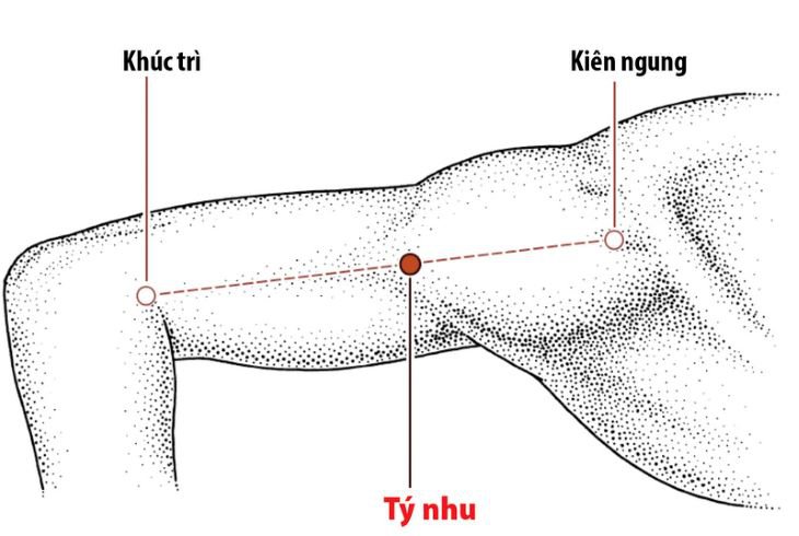 Huyệt kiên ngung nằm ở đâu và có tác dụng gì?